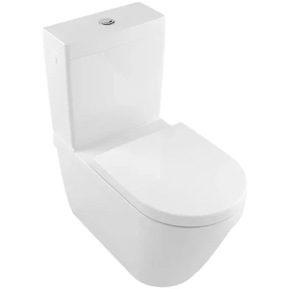 Унитаз-компакт безободковый Villeroy&Boch Architectura 5691R001 с быстросъемным сиденьем микролифт фото 