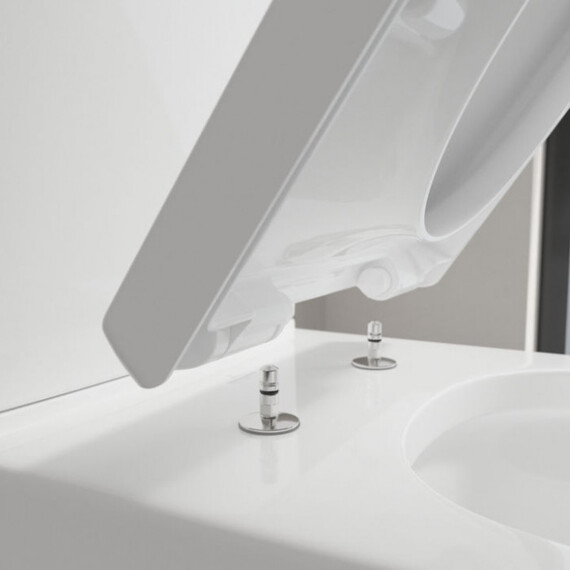 Унитаз-компакт безободковый Villeroy&Boch Architectura 5691R001 с быстросъемным сиденьем микролифт фото 13