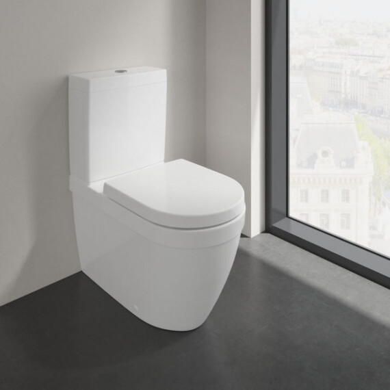 Унитаз-компакт безободковый Villeroy&Boch Architectura 5691R001 с быстросъемным сиденьем микролифт фото 6