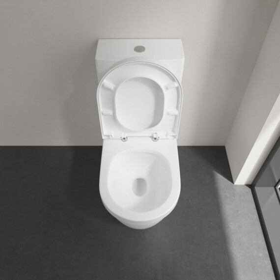 Унитаз-компакт безободковый Villeroy&Boch Architectura 5691R001 с быстросъемным сиденьем микролифт фото 9