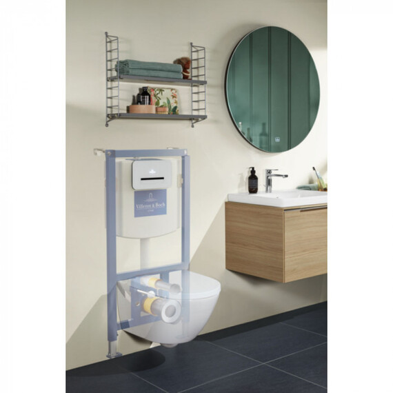 Инсталляция для унитаза Villeroy&Boch ViConnect 92242700 с белой клавишей смыва 92243068 фото 4