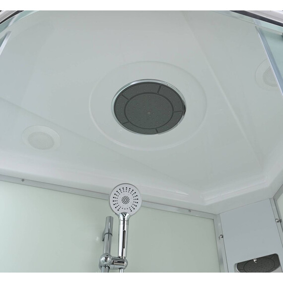 Душевая кабина Avacan 110x80 см EM2811RT, хром/прозрачное (безсиликоновая сборка) фото 15