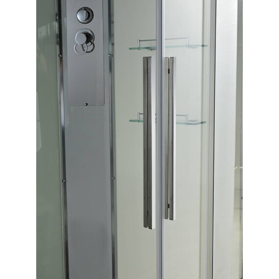 Душевая кабина Avacan 110x80 см EM2811RT, хром/прозрачное (безсиликоновая сборка) фото 6