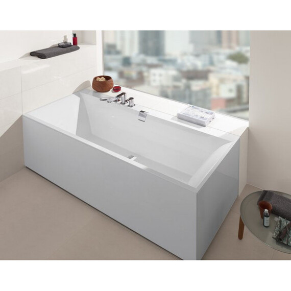 Ванна квариловая Villeroy&Boch Squaro Edge 12 170x75 см UBQ170SQE2DV-01 с сифоном и ножками фото 6