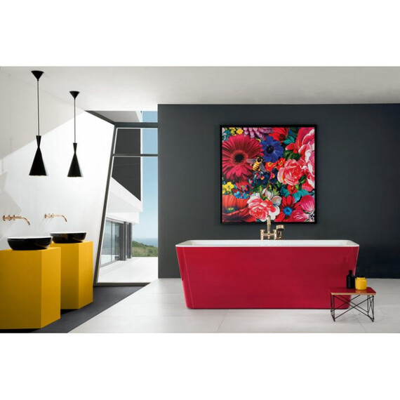Ванна квариловая Villeroy&Boch Squaro Edge 12 170x75 см UBQ170SQE2DV-01 с сифоном и ножками фото 9