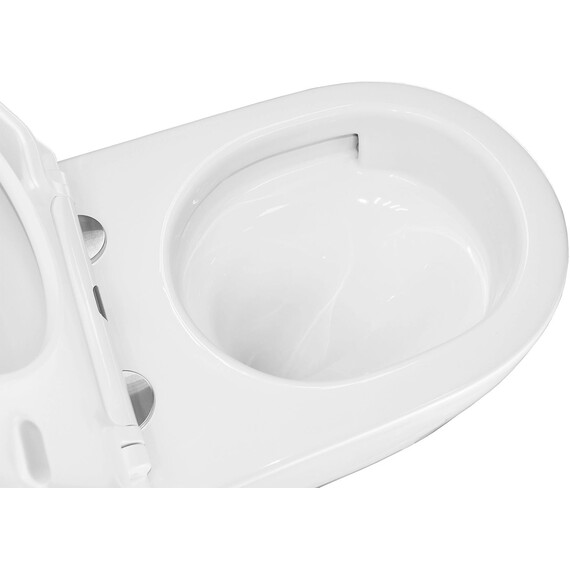 Инсталляция с подвесным унитазом комплект: Grohe Rapid SL 38772001 с подвесным унитазом Azario Nemi AZ-1293WH сиденье микролифт, крепление, кнопка смыва хром (система смыва Торнадо) фото 16