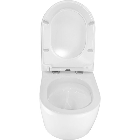 Инсталляция с подвесным унитазом комплект: Grohe Rapid SL 38772001 с подвесным унитазом Azario Nemi AZ-1293WH сиденье микролифт, крепление, кнопка смыва хром (система смыва Торнадо) фото 18