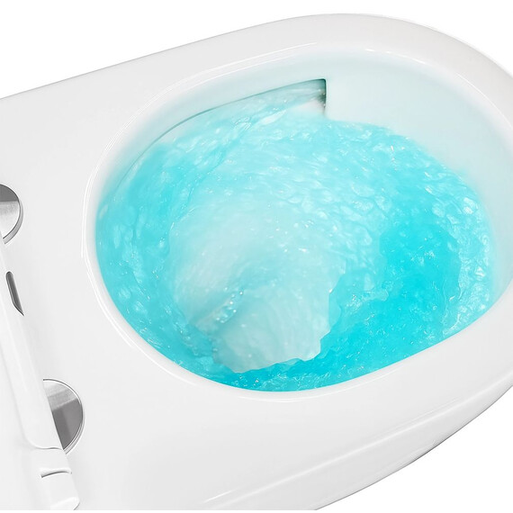 Инсталляция с подвесным унитазом комплект: Grohe Rapid SL 38772001 с подвесным унитазом Azario Nemi AZ-1293WH сиденье микролифт, крепление, кнопка смыва хром (система смыва Торнадо) фото 13