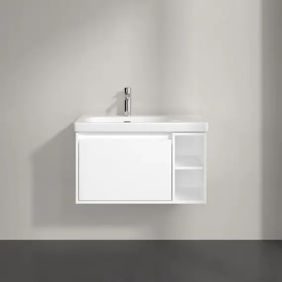 Тумба подвесная с раковиной-столешницей  Villeroy&Boch Skyla 80 см C78800VE (раковина 5A52L101) фото 7