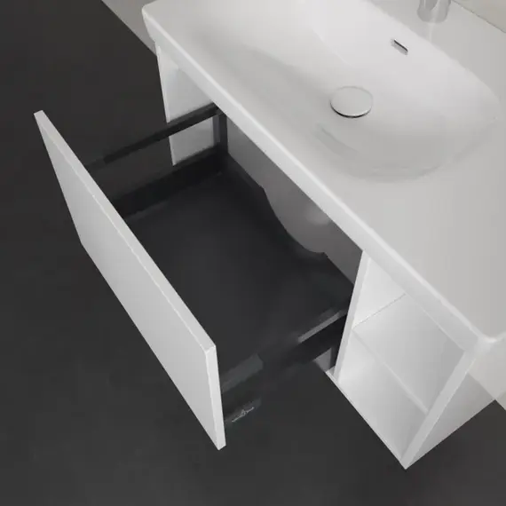 Тумба подвесная с раковиной-столешницей  Villeroy&Boch Skyla 80 см C78800VE (раковина 5A52L101) фото 5