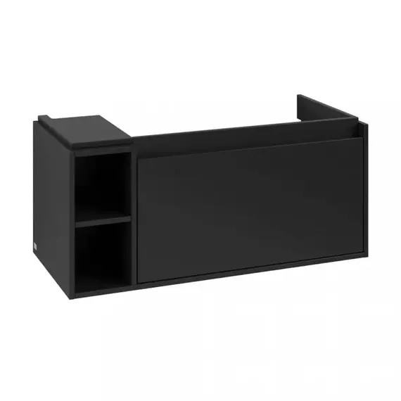 Тумба подвесная с раковиной-столешницей Villeroy&Boch Skyla 100 см C79000VL (раковина 5A51A501) венге фото 7