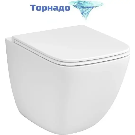 Инсталляция с подвесным унитазом комплект: Grohe Rapid SL 38772001 с подвесным безободковым унитазом Grossman GR-4497SQC сиденье микролифт, крепление, с кнопкой смыва хром (Система смыва торнадо) фото 3
