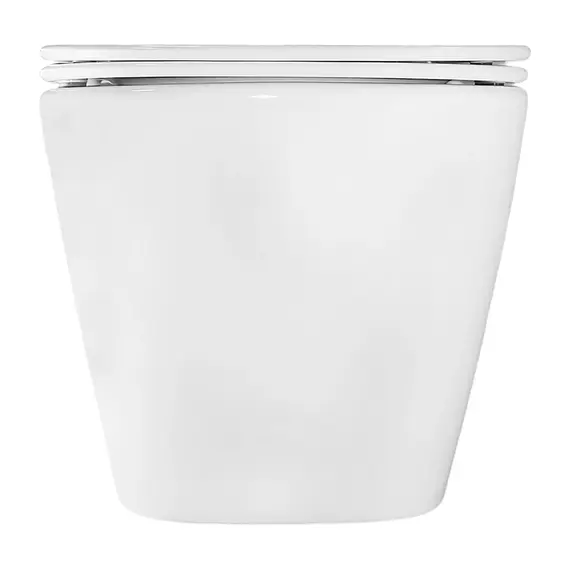 Инсталляция с подвесным унитазом комплект: Grohe Rapid SL 38772001 с подвесным безободковым унитазом Azario Esconda AZ-2805E сиденье микролифт, крепление, с кнопкой смыва хром (Система смыва торнадо) фото 14