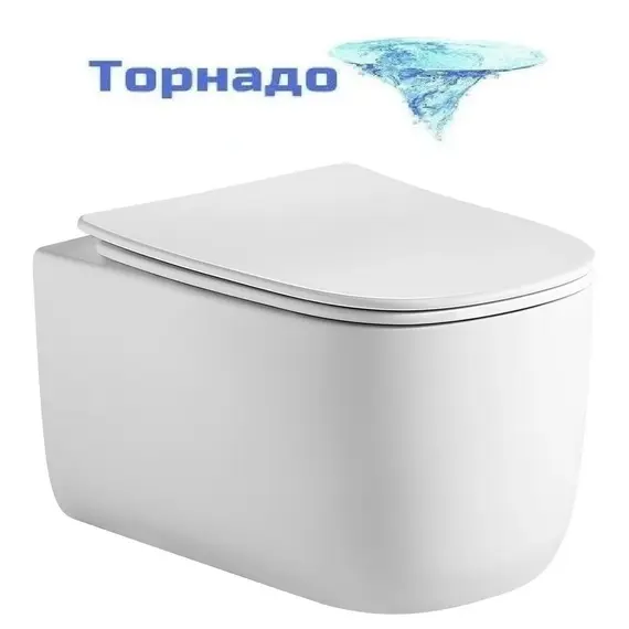 Инсталляция с подвесным унитазом комплект: Grohe Rapid SL 38772001 с подвесным унитазом Grossman Thin Rim GR-5605SQ сиденье микролифт, крепление, с кнопкой смыва хром (Система смыва торнадо) фото 3