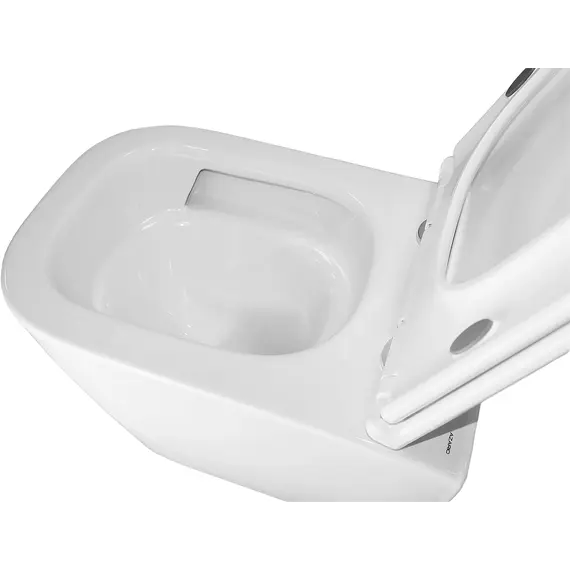 Инсталляция с подвесным унитазом комплект: Grohe Rapid SL 38772001 с подвесным безободковым унитазом Azario Esconda AZ-2805E сиденье микролифт, крепление, с кнопкой смыва хром (Система смыва торнадо) фото 9