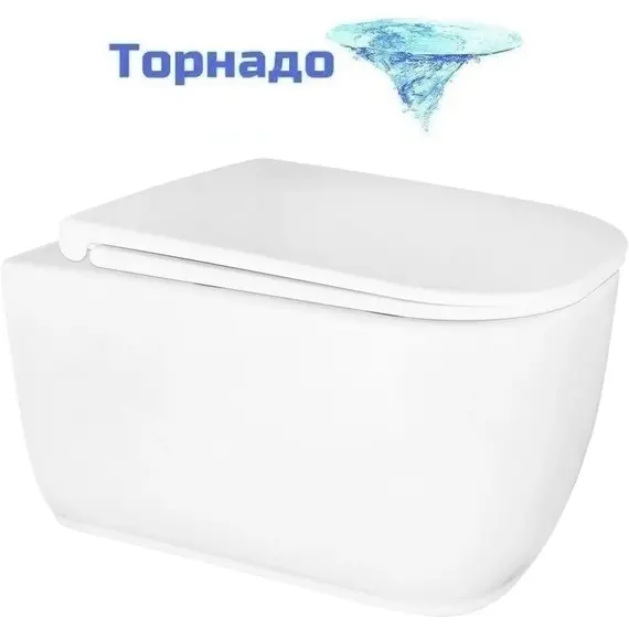 Инсталляция с подвесным унитазом комплект: TECEbase 2.0 9400412 с подвесным безободковым унитазом Azario Riano AZ-2808E сиденье микролифт, крепление, с кнопкой смыва хром (Система смыва торнадо) фото 3