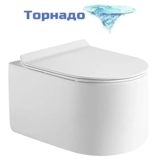 Инсталляция с подвесным унитазом комплект: TECEbase 2.0 9400413 с подвесным унитазом Grossman Thin Rim GR-5606SQ сиденье микролифт, крепление, с кнопкой смыва белая (Система смыва торнадо) фото 3