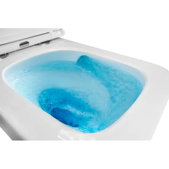 Инсталляция с подвесным унитазом комплект: Aquatek Standart 50 INS-0000012 с подвесным безободковым унитазом Azario Flavia AZ-0076-UQ1 сиденье микролифт (Система смыва торнадо) фото 8