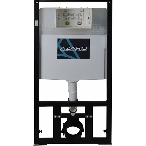 Инсталляция с подвесным унитазом комплект: Azario AZ-8010-1000 с подвесным безободковым унитазом Ollin AZ-0513R сиденье микролифт, крепление (Система смыва торнадо) фото 2