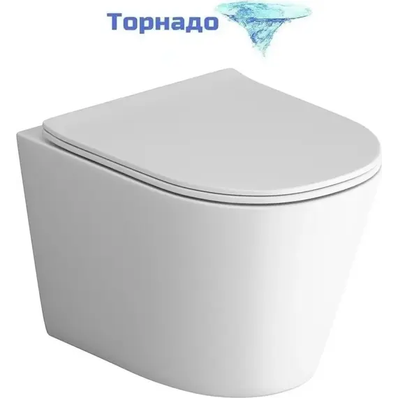 Инсталляция с подвесным унитазом комплект: Aquatek Standart 50 INS-0000012 с подвесным безободковым унитазом Grossman GR-4477MSQ сиденье микролифт (Система смыва торнадо) фото 3