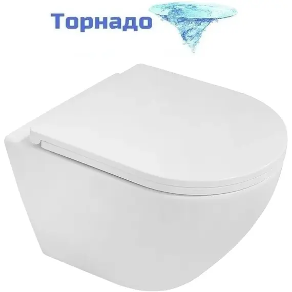 Инсталляция с подвесным унитазом комплект: Azario AZ-8010-1000 с подвесным унитазом Blanco AZ-9003WT сиденье микролифт, крепление (Система смыва торнадо) фото 3