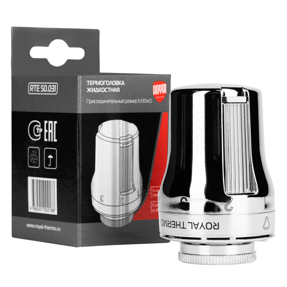 Термоголовка жидкостная Royal Thermo M30x1,5 RTE 50.031 фото 2