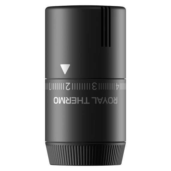 Термоголовка жидкостная Royal Thermo Design М30х1,5 RATHDN13015BL, чёрный фото 