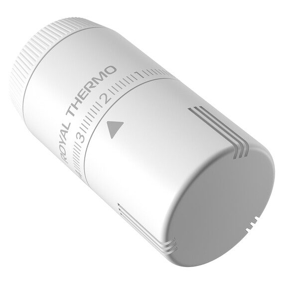 Термоголовка жидкостная Royal Thermo Design М30х1,5 RATHDN13015WH, белый фото 2