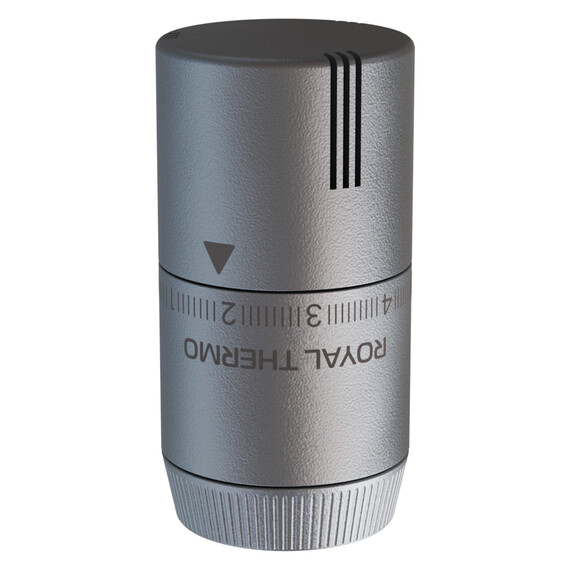 Термоголовка жидкостная Royal Thermo Design М30х1,5 RATHDN13015SS, серебристый фото 4