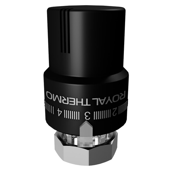 Термоголовка жидкостная Royal Thermo М30х1,5 RTO 08.03, чёрный фото 5