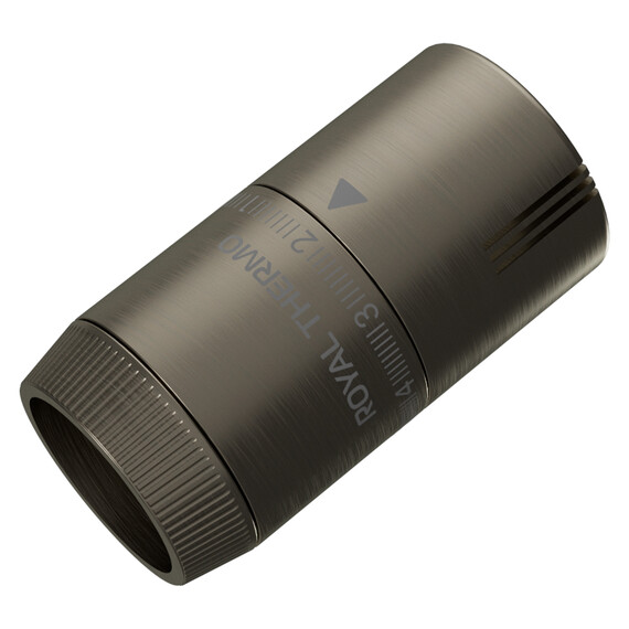 Термоголовка жидкостная Royal Thermo Design М30х1,5 RATHDN13015NM, никель матовый фото 3