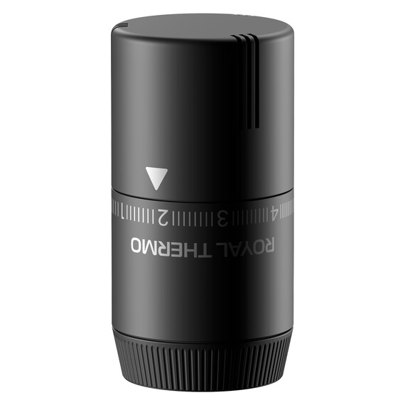 Термоголовка жидкостная Royal Thermo Design М30х1,5 RATHDN13015BL, чёрный фото 4