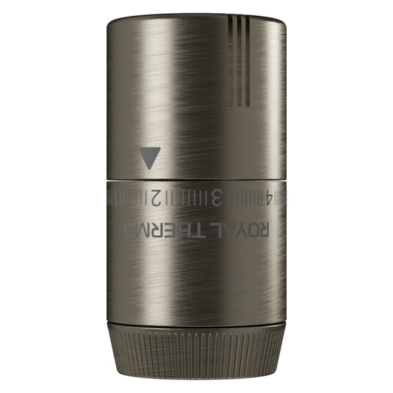 Термоголовка жидкостная Royal Thermo Design М30х1,5 RATHDN13015NM, никель матовый фото 