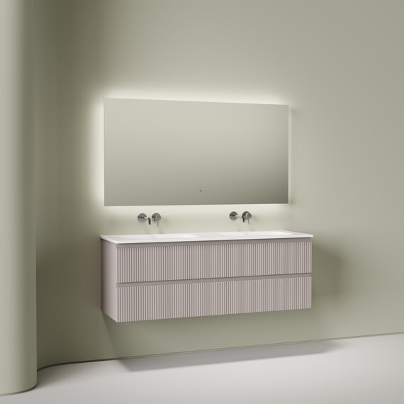 Тумба подвесная с раковиной Sancos Snob T 140 см SNT70SM, Doha Soft (раковина Grace CN7022wx) фото 5