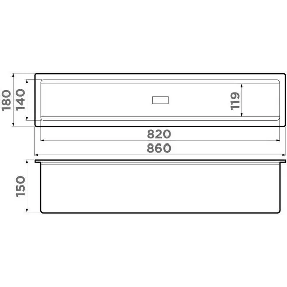 Встраиваемая сушилка для посуды Omoikiri DRY-03-Pro mo 4999144, мокко фото 2