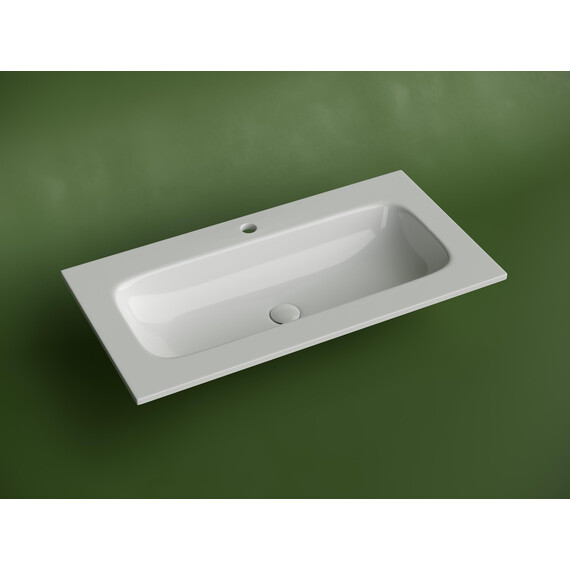 Тумба напольная с раковиной Sancos Libra Floor 90 см LB90FEG (раковина Grace CN7019) дуб галифакс натуральный фото 8