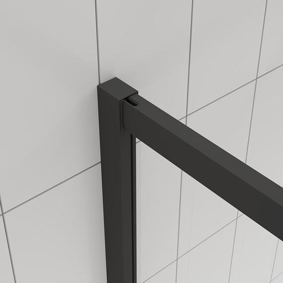 Душевое ограждение Veconi Evo 110x80 см E3-B-11080-01-C9, чёрный матовый/прозрачное фото 4