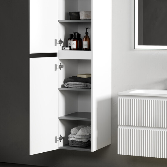 Пенал подвесной Sancos Snob R 35 см PSNR35W, Bianco фото 2