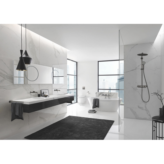 Душевая стойка с термостатом Grohe Euphoria SmartControl 310 DUO 26507AL0, темный графит матовый фото 4