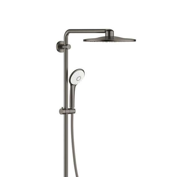 Душевая стойка с термостатом Grohe Euphoria SmartControl 310 DUO 26507AL0, темный графит матовый фото 2