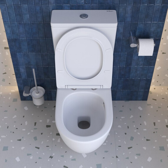 Унитаз-компакт безободковый BelBagno TORNADO SFERA-TOR BB2141CP-TOR/SC с тонкой крышкой микролифт (система смыва Торнадо) фото 12