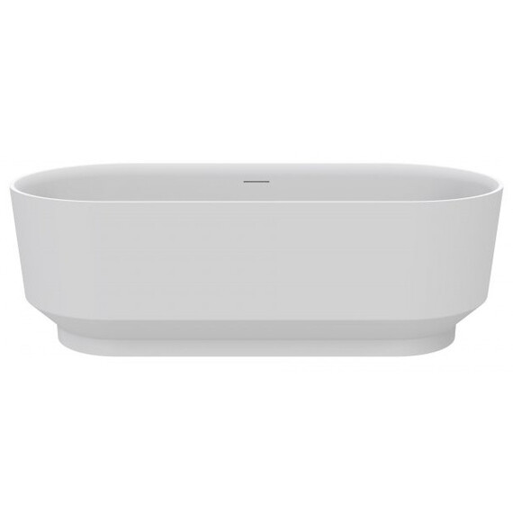 Ванна отдельностоящая Cezares Solid Surface 170x76 см CZR-LINER-170-76-56-SSB, белый матовый фото 2