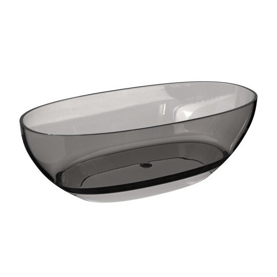 Ванна отдельностоящая CEZARES 170x80 см CZR-RELAX-170-80-56-GM-PFB, серый туман фото 