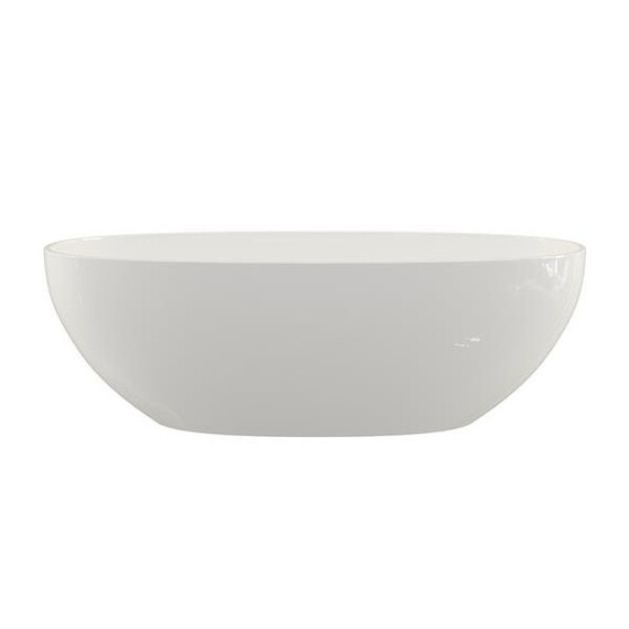 Ванна отдельностоящая CEZARES 170x80 см CZR-RELAX-170-80-56-WM-PFB, молочный белый фото 4