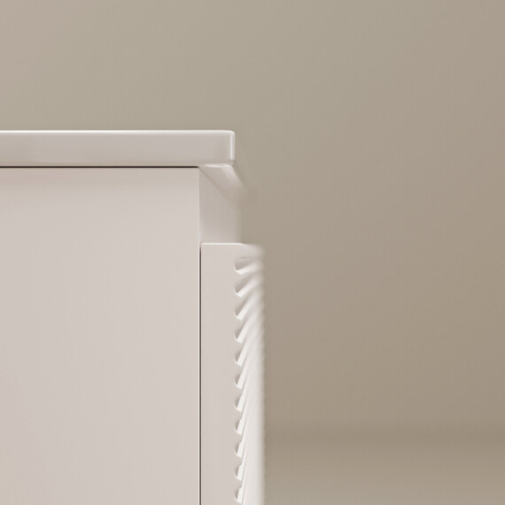 Тумба подвесная с раковиной Sancos Folk 80 см FL80W, Bianco (раковина Grace ​CN7012) фото 6