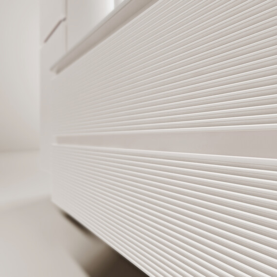 Тумба подвесная с раковиной Sancos Folk 80 см FL80W, Bianco (раковина Grace ​CN7012) фото 9