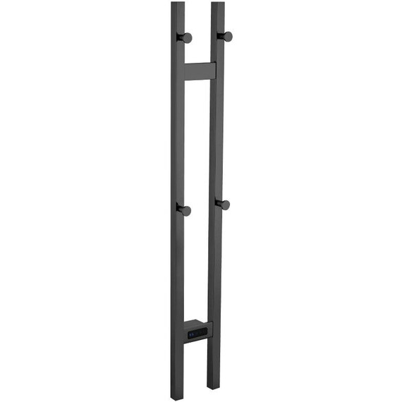 Полотенцесушитель электрический Boheme Duo П2 170x1200 мм 728-SGM, графит глянцевый фото 
