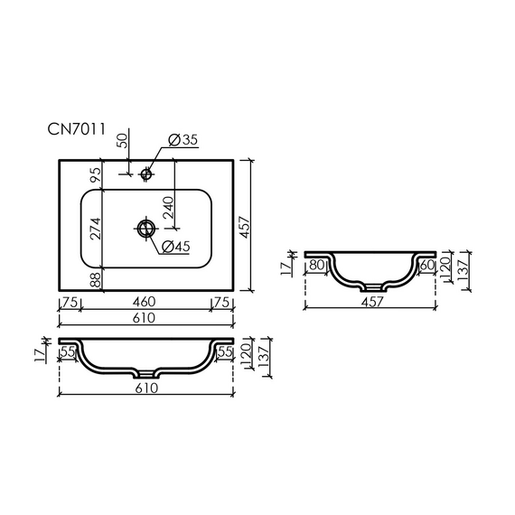 Тумба подвесная с раковиной Sancos Nature 1.0 60 см MR1.060EG, дуб галифакс натуральный (раковина Grace CN7011MB) фото 9