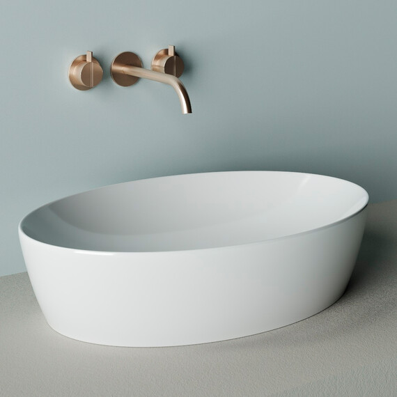 Тумба подвесная с раковиной Sancos Very 100 см VR100CE, Beige soft (раковина Element CN5018, столешница TT100A1) фото 7