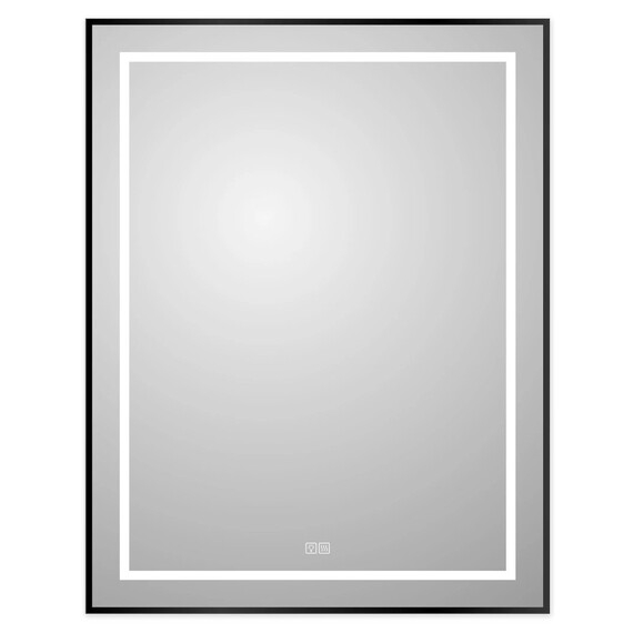 Зеркало BelBagno 70x90 см SPC-KRAFT-700-900-LED-TCH-WARM-NERO фото 